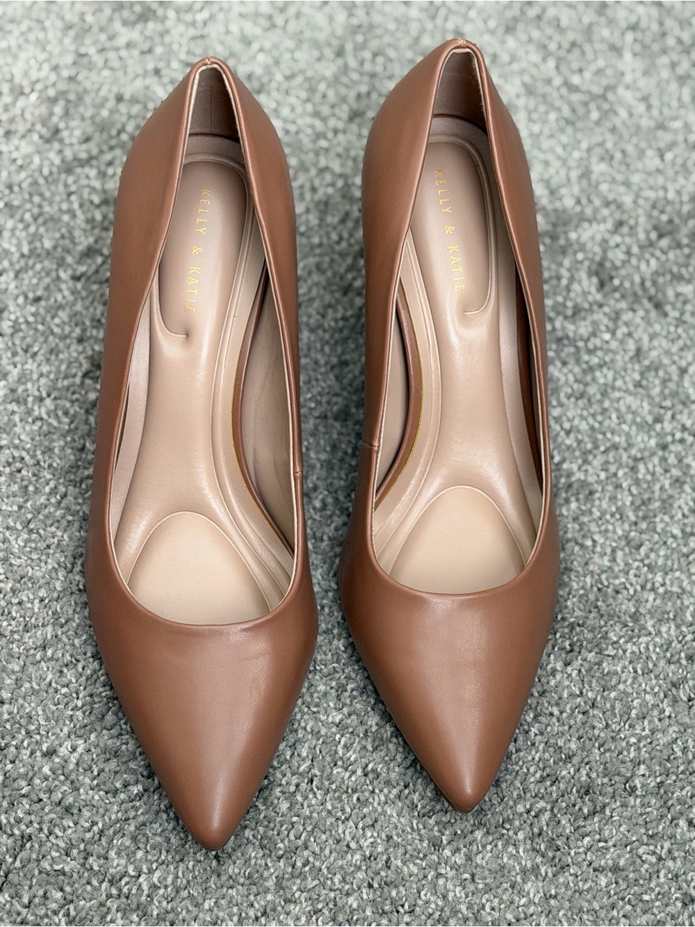 Kelly & Katie Tan Pointed-Toe Women’s Pumps